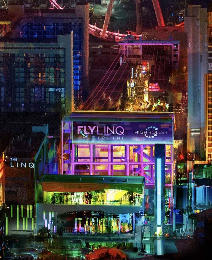 Fly LINQ View from the Strip