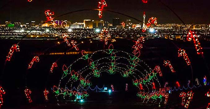 Las Vegas Speedway Christmas Lights