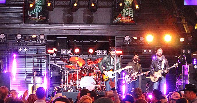 Old Dominion Playing At The 30th Annual Hoedown On Fremont Street In