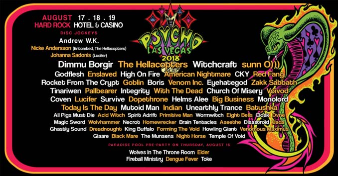 psycho vegas Festival