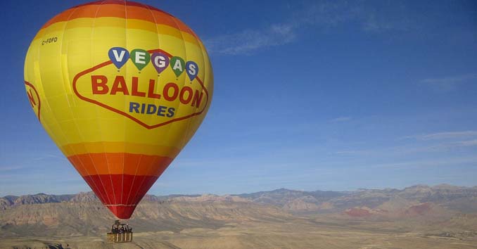 Hot Air Balloon over Las Vegas