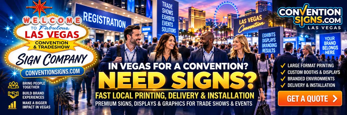 ConventionSigns.com – Las Vegas trade show and convention sign company