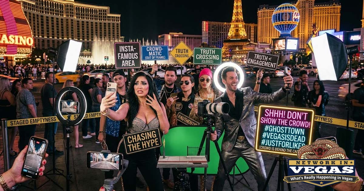 Las Vegas Social Media Influencers lying about the city being dead