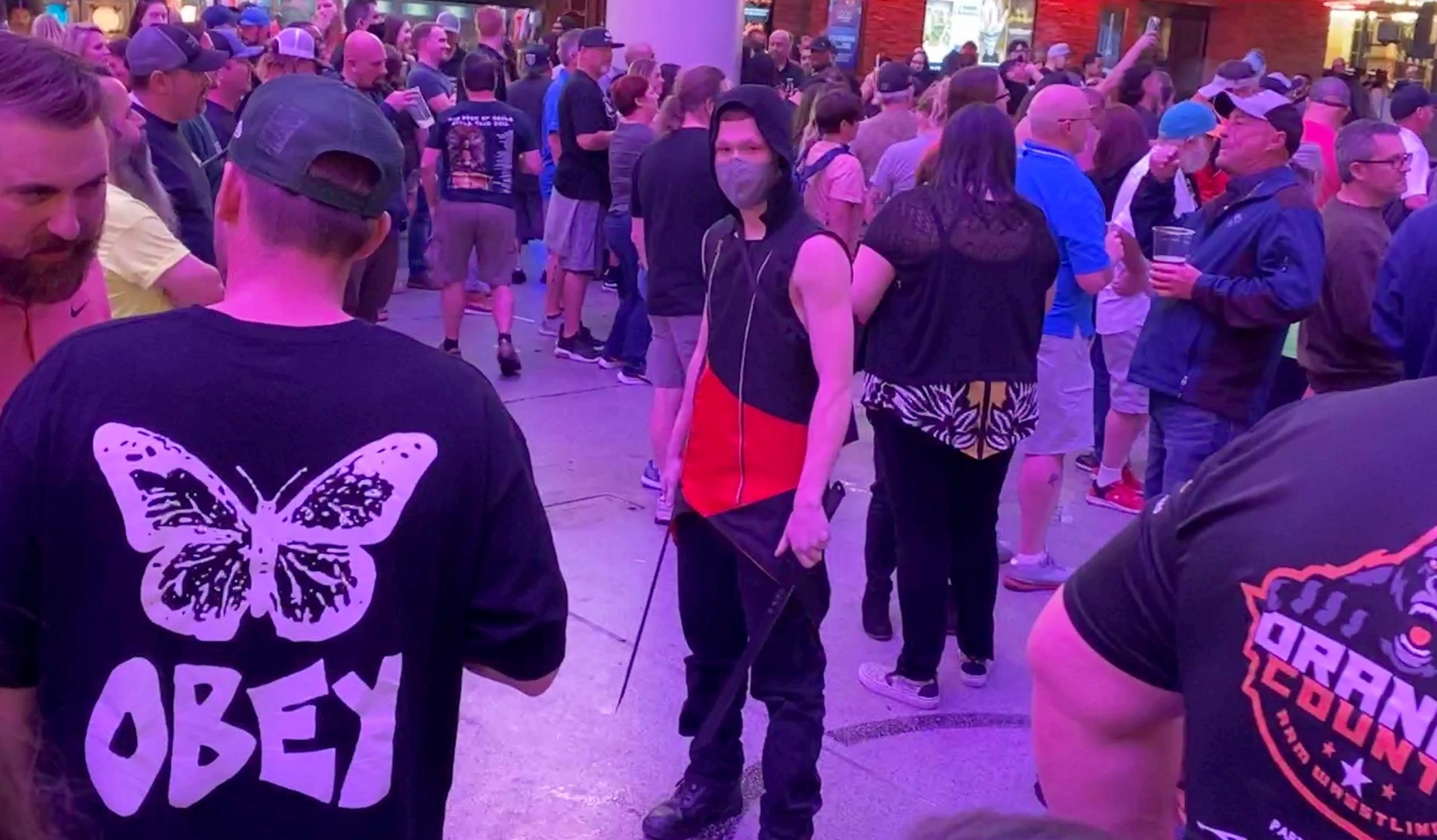 City of Las Vegas allowing criminals with swords to roam Fremont Street Experience 