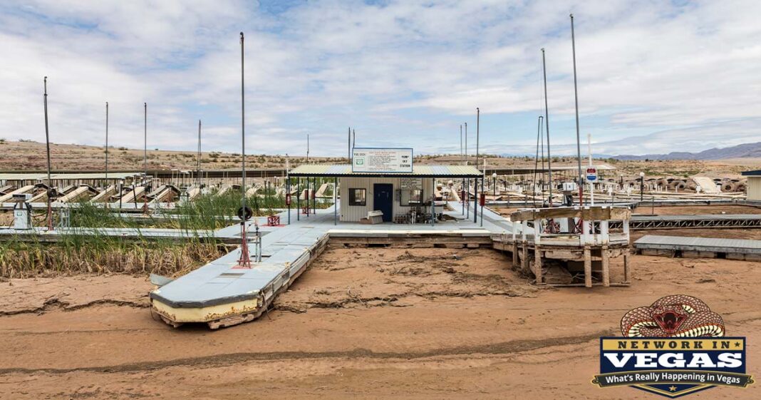 Feds Lock In 17% Cut to Nevada’s Colorado River Water Through 2028 as Lake Mead Bottoms Out Lake Mead empty