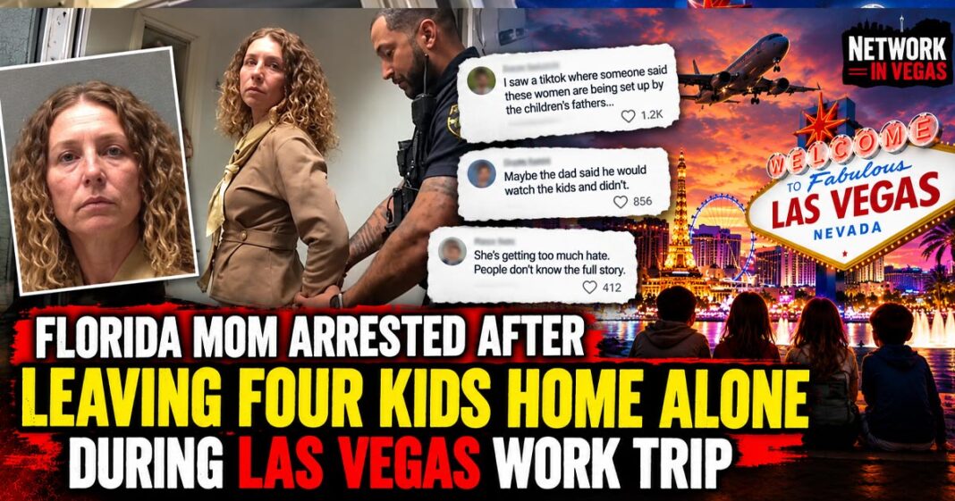 Mom Arrested for leaving kids home alone to go to Vegas