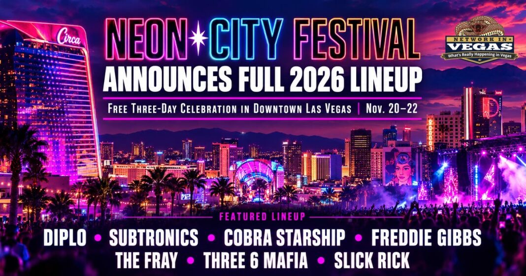 Neon City Festival’s 2026 Lineup