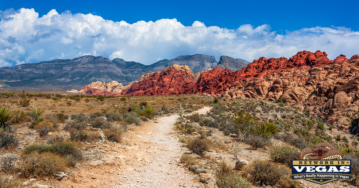 hiking in Red Rock Canyon