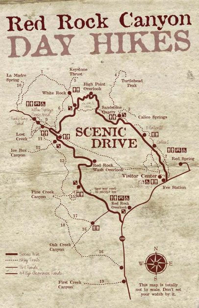 Red Rock Trail Map