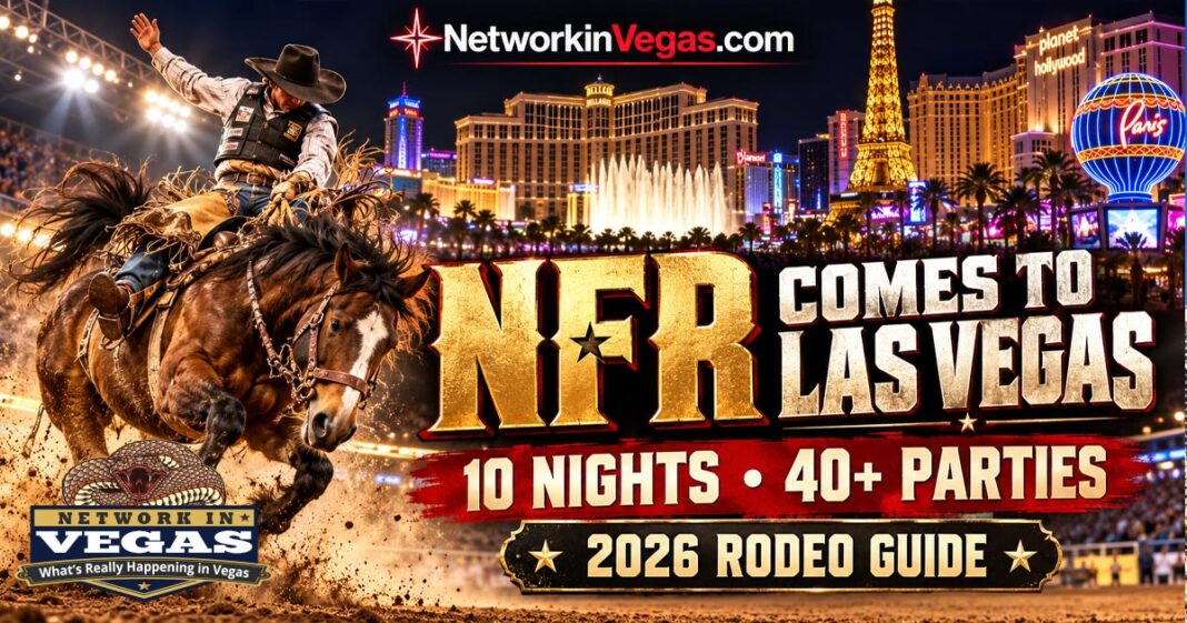NFR Coming to Las Vegas: Ten Nights, 40+ Parties | 2026 Rodeo Guide NFR Rodeo Event Guide in Las Vegas