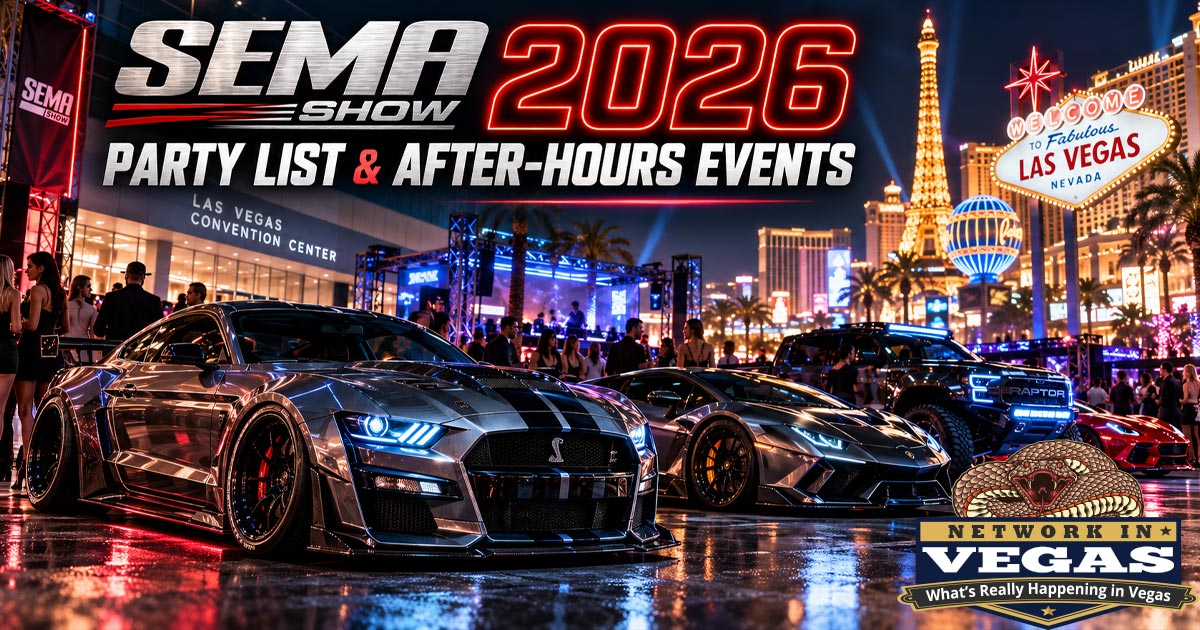 SEMA Parties and Happy Hour Events in Las Vegas